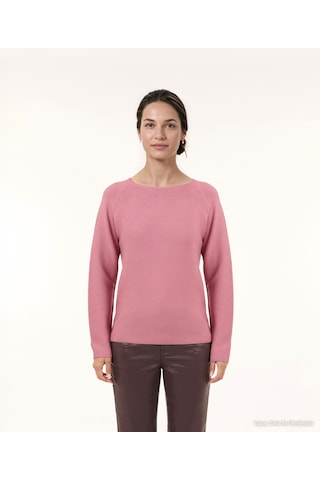 Yargıcı Regular Bisiklet Yaka Uzun Kol Kazak 26kktr2089x 039 Pembe