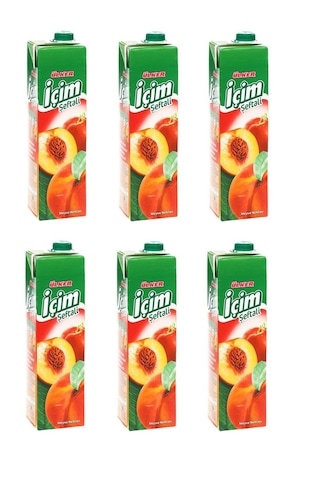 İçim Meyve Suyu Şeftali 1 Lt X 6 Adet