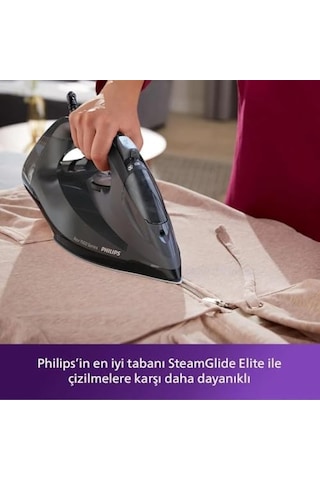 7500 Serisi Buharlı Ütü 3200w Güç, 55 G/dk Sürekli Buhar, 260 G Güçlendirme, Steamglide Elite Taban, Otomatik Kapanma, Damlama Önleyici Sistem, 300 Ml Tank Dst7511/80