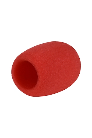 Yaleker Kırmızı Mikrofon Spreyi - Ktv Kullanımı İçin Yumuşak Sponge Kapağı Tekli Paketli