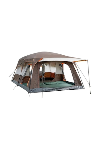 Efsane Kamp-aile Boyu Büyük Kamp Çadırı 2 Oda 1 Salon Kahverengi