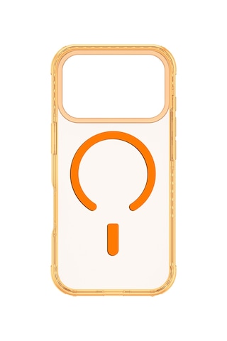 Apple Uyumlu iPhone 17 Pro Kılıf M-safe Şarj Özellikli Airbag Amazingthing Titan Pro Serisi Kapak Turuncu Turuncu