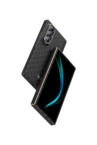 Galaxy Uyumlu Z Fold 7 Benks Armorair Armorgrid 3'lü Aksesuar Set Ön Arka Kevlar Kapak&ekran Koruyucu Siyah