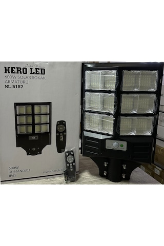Hero 600w Güneş Enerjili Solar Bahçe Çevre Sokak Lambası