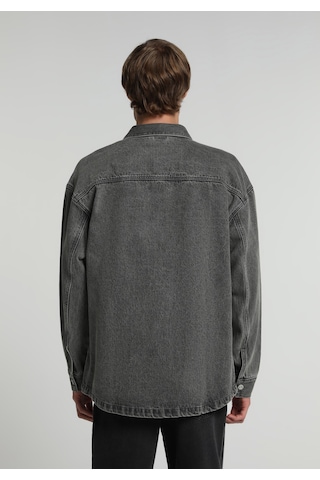 Colin's Colins Oversize Fit Erkek Grey Denim Shacket Cl1082677 Q1.v1 Dn45148