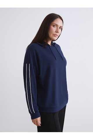 Lcw Everyday Lacivert Oversize Kadın Hoodie