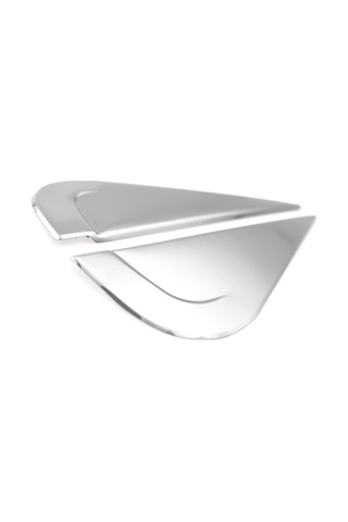 Dacia Duster Uyumlu 2010-2017 Krom Arka Cam Kelebek Yeri 2 Parça Paslanmaz Çelik