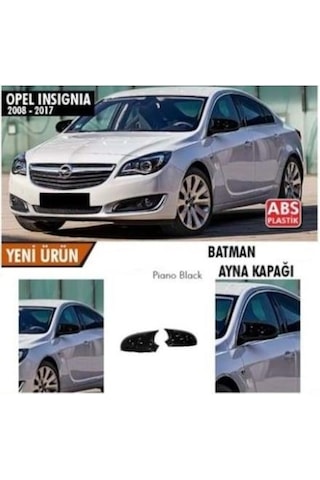 Ebal Otomotiv Opel İnsignia A 2008-2017 Batman Yarasa Ayna Kapağı Piano Black