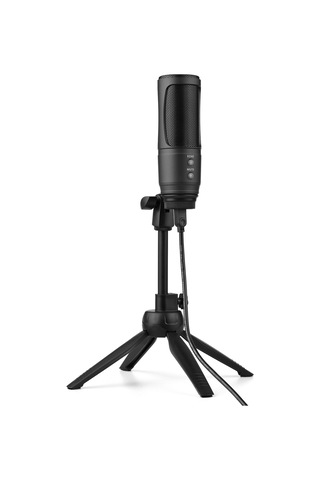 Yifomall Usb 2.0 Mikrofon - Siyah, Kardeş Yönlülük, 20hz-20khz Frekans Aralığı, K歌, Oyun, Canlı Yayın Ve Kayıt İçin Dizüstü Bilgisayara Uyumlu