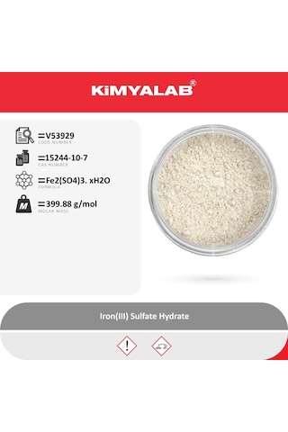 Kimyalab Demir III Sülfat 500 G