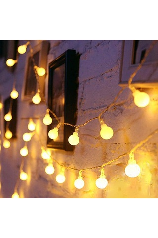 5 Metre 28 Led Gün Işığı Şeffaf Kablo Fişli & Eklenebilir Dekoratif Aydınlatma 5