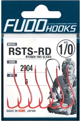 Fudo 2904 Ryusen Çift Tirnak Kırmızı İğne No: 1/0 - Standart