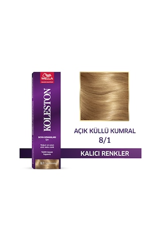 Koleston Single Tüp Saç Boyası 8/1 Açık Küllü Kumral
