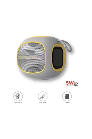 Bluetooth Hoparlör Taşınabilir Kablosuz Speaker Fm Radyo Usb Tf Kart 5w D90