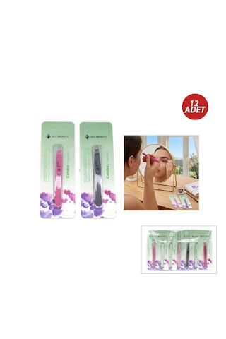 12 Adet Love Cımbız Renkli 5668