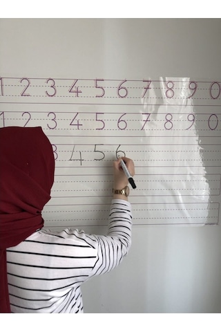 Okul Öncesi Dönem Yazı Tahtası Eğitim Seti 5'Li Akıllı Kağıt