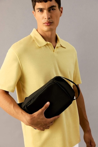 Defacto Regular Fit Polo Yaka Kısa Kollu Tişört F8363ax25smyl188 Sarı