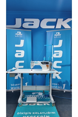Jack A4 F Step Motorlu Full Otomatik Düz Dikiş Makinası Konuşan Paket Yok