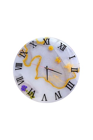 Epoksi Silikon Kalıp Roma Rakamlı Saat Kalıbı Battal Boy 40 Cm