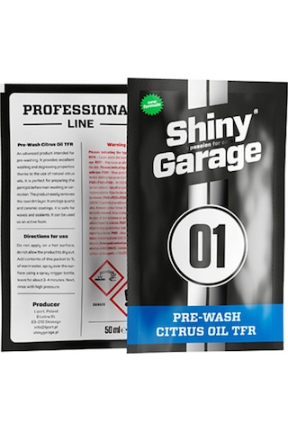 Shiny Garage Tfr Cleaner - Trafik Filmi Sökücü 50ml Shiny Garage Tfr Cleaner - Trafik Filmi Sökücü 50ml