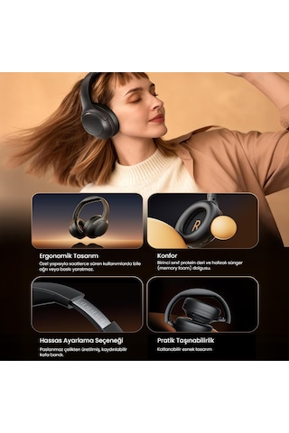 Soundpeats Cove Pro Hi-Res LDAC Bluetooth 6.0 Kulak Üstü Kulaklık