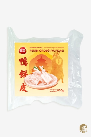Sanquan Dondurulmuş Pekin Ördeği Yufkası Frozen Peking Duck Wrapper 600G