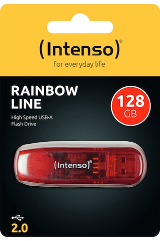 Intenso Rainbow Line 3502491 128 GB USB 2.0 Flash Bellek