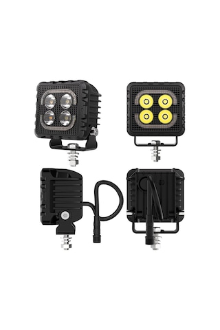Off Road 3 İnç Led Aydınlatma Kaput Üstü Led Tampon Gündüz Led Ve Sis Farı Projektör Lambası Seti