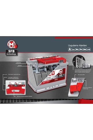 Mutlu Akü 12V 72 Ah Sfb 640A (En) 700 Sae (Üretim Yılı 2023) / 486715888