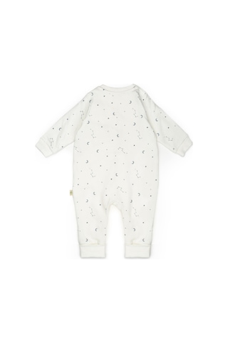 Bebek Uzun Kollu Tulum %100 Organik Pamuk - Yenidoğan - Csy8032 Ecru