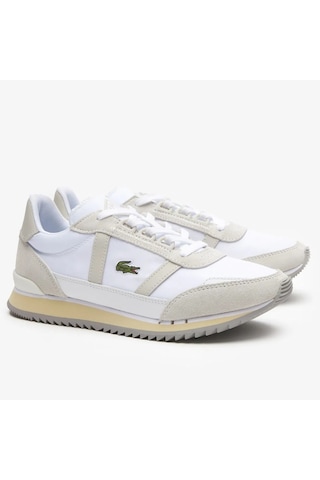 Lacoste Lacoste Partner Retro Womens Sneaker Kadın Günlük Spor Ayakkabı Beyaz Beyaz