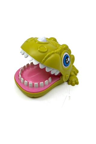 Sevimli Hayvan Dişçisi - Finger Biting Adventure - Yeşil Dinozor