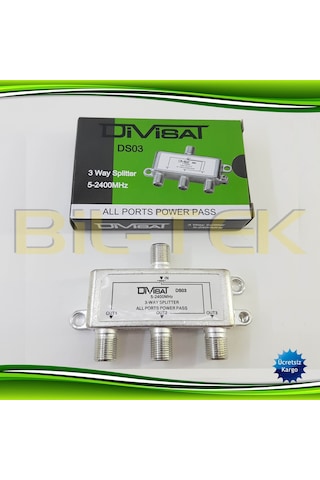 Divisat 1 Giriş 3 Çıkış 1/3 Splitter 5-2400