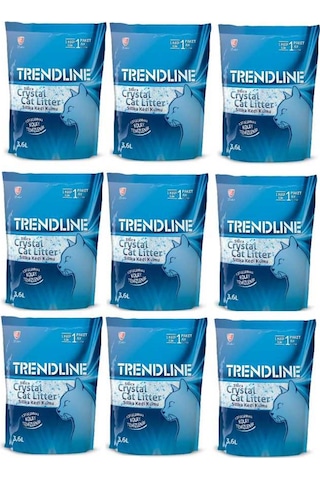 Trendline Tozsuz Silika Kristal Kedi Kumu 9 x 3600 ML