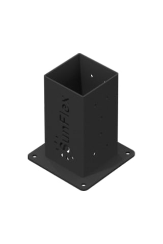 9 X 9 Ahşap Kolonlar Için Uniflex Pergola Yer Ve Duvar Braket