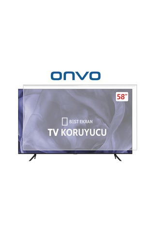 Onvo 58" İnç 147 Ekran Kırılmaz Tv Koruyucu