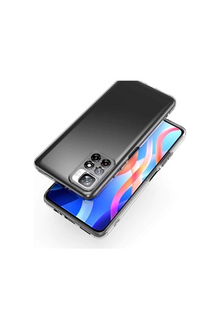 Redmi Note 11 Pro Şeffaf Silikon Kılıf Esnek Darbe Emici Ultra İnce Şeffaf Telefon Koruyucu Kapak