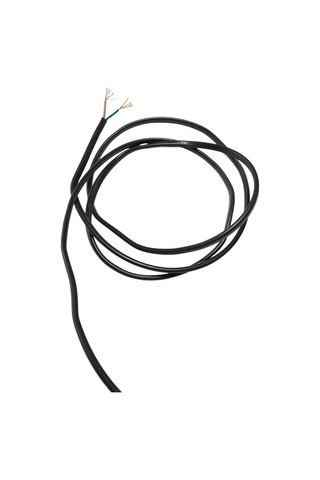 Aydınlatma Elektrik Kablosu Yassı Kablo 2 0,50 Ttr Balık Sırtı Tip Tam Bakır Siyah 3 Metre