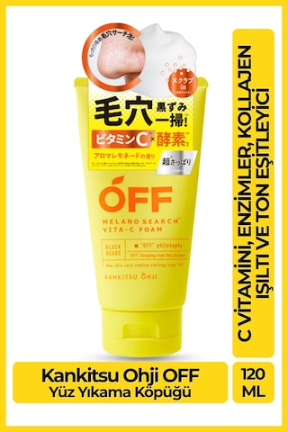Cosmetex Roland Kankitsu Ohji Off C Vitaminli Yüz Yıkama Köpüğü