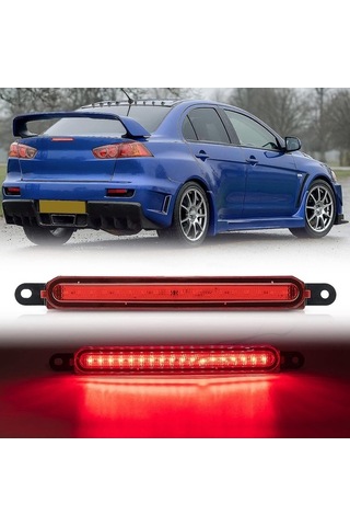 Ebitda Mitsubishi Lancer Evo X 2008-2016 Kırmızı Fren Lambası Led, Kaliteli Aydınlatma