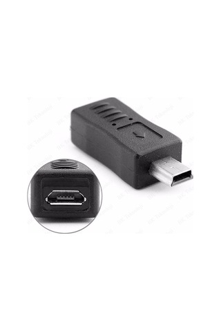 Mini-USB (Erkek) to Micro-USB (Dişi) Data-Şarj Çevirici Adaptör