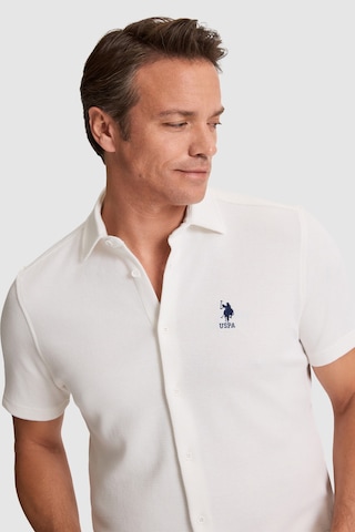 U.S. Polo Assn. U.s. Polo Assn. Erkek Beyaz Gömlek Örme 50320217-vr013