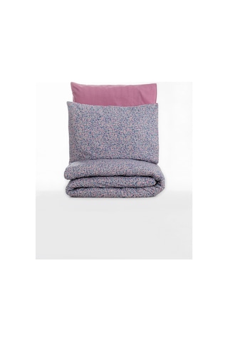 Cotton Box Petite Çift Kişilik Lastikli Çarşaflı Nevresim Takımı Penny Gül Kurusu