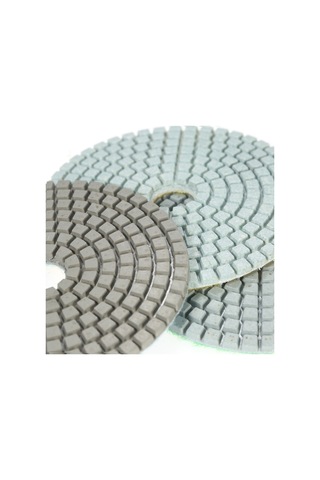 11 Adet 4 İnç Elmas Islak Parlatma Pedleri Taşlama E3188