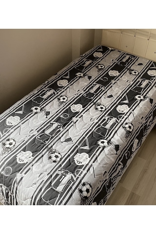 Kapitoneli Tek Kişilik Çok Amaçlı Örtü (Pike) - 160x230 cm