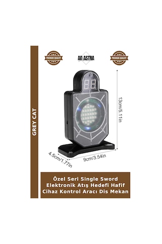 Özel Seri Single Sword Elektronik Atış Hedefi Hafif Cihaz Kontrol Aracı Dis Mekan