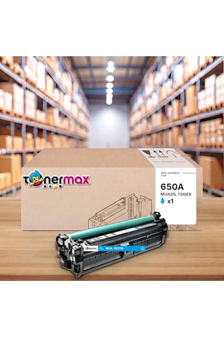Hp 650a Ce271a Mavi Uyumlu Toner - Çipli / Color Laserjet Enterprise Cp5525 / M750