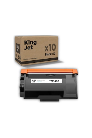Kingjet Brother Uyumlu Tn-3467 Yüksek Kapasiteli 10'lu Paket Uyumlu Toner Hl-l6300dw