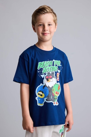 Defacto Super 1 Takım Lisanslı Regular Fıt Elastik Bel 2li Lacivert Pijama Takımı Erkek Çocuk H7975a826hsnv30 Lacivert-nv30