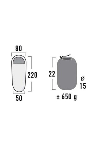 Nanuk Polar Uyku Tulumu Katmanı Siyah